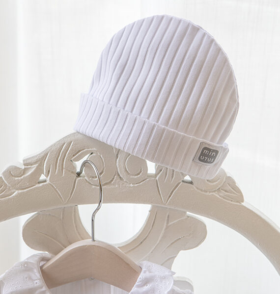 Gorro bebé Canalé Blanco