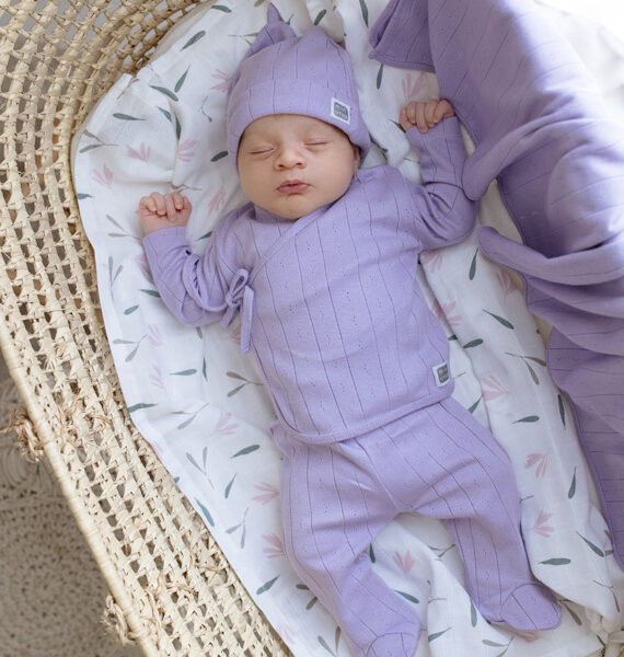 Gorro bebé 100% algodón punto calado KOMO