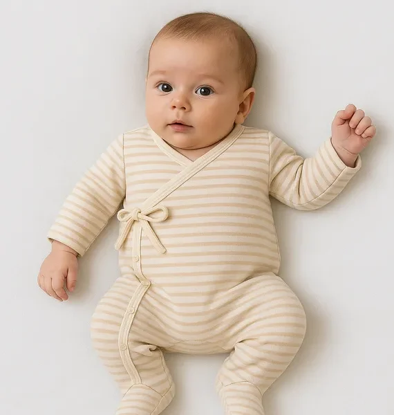 Pelele Enterizo para Bebé de Rayas BULA