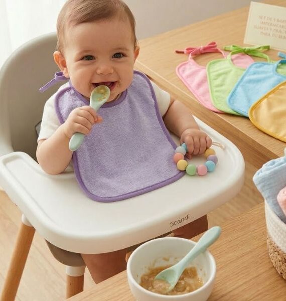 Babero de Rizo Impermeable Reine