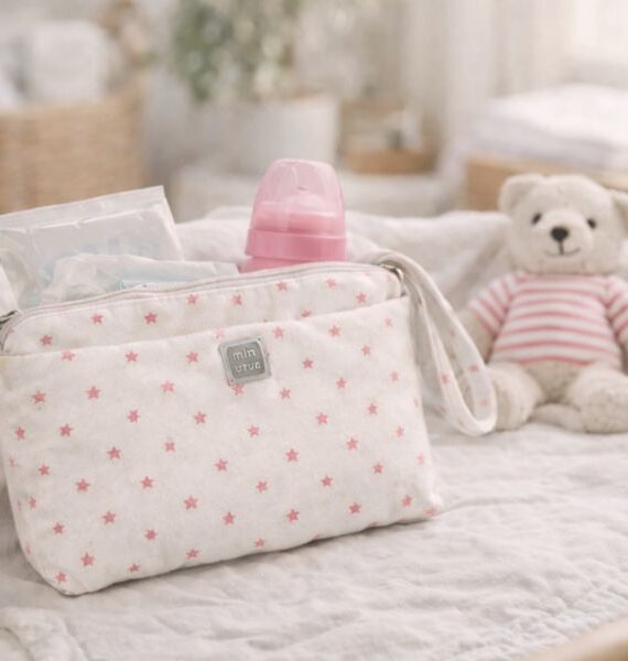 Neceser Estrellas Rosa 100% Algodón